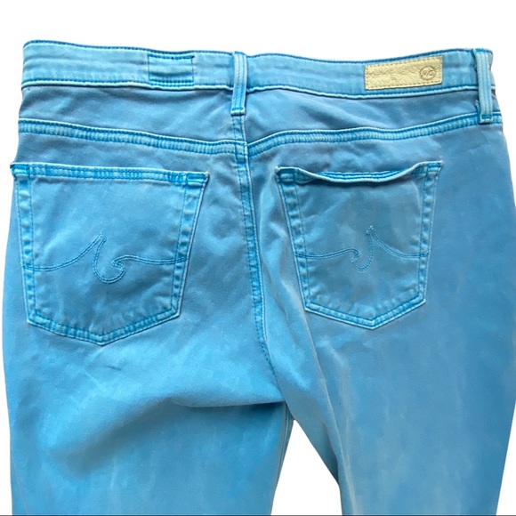 AG Adriano Goldschmied The Stilt Cigarette Leg Jeans 💙Laguna Blue - Picture 3 of 9